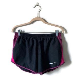 Nike Running Shorts Black w/ Purple&Pink A…